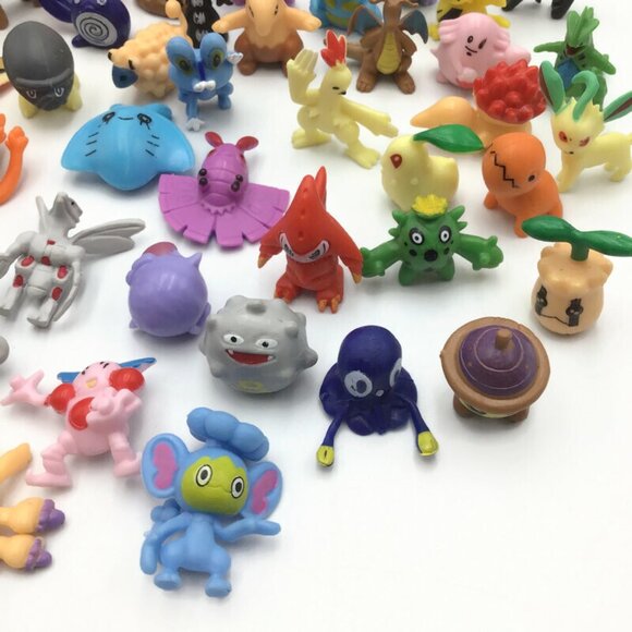 54 Pokemon Gumball Machine Micro Figures Lot 1" Character Mini Figurine Toys - Picture 7 of 10